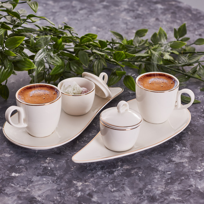 Karaca Leaf 2 Kişilik Kahve Fincanı Takımı 70 ml