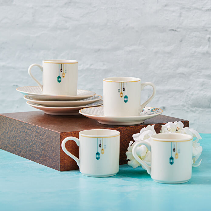 Karaca Meyra 6 Kişilik Kahve Fincanı