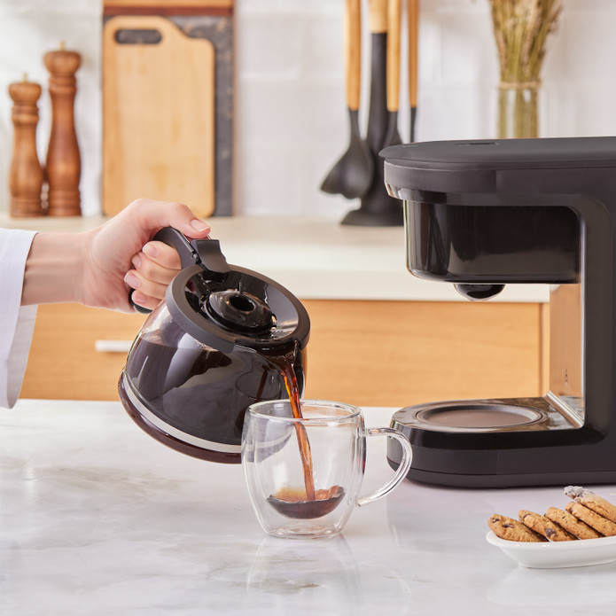 Karaca Hatır Plus Mod 5 in 1 Konuşan Kahve Ve Çay Makinesi Black Copper