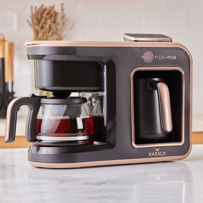 Karaca Hatır Plus Mod 5 in 1 Konuşan Kahve Ve Çay Makinesi Rosie Brown