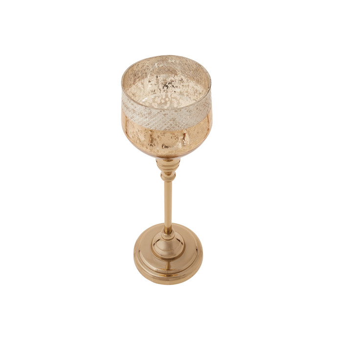 Karaca Lucca Ring Şamdan Tealight Mumluk Gold 28,5,5x8,5cm