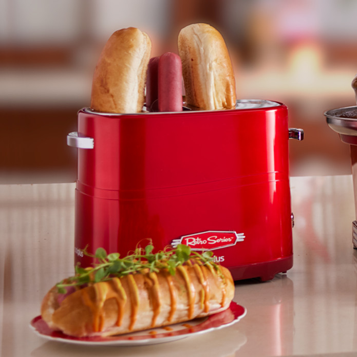 Cookplus Mutfaksever 2li Sosisli Sandviç (Hot Dog) Yapma Makinesi