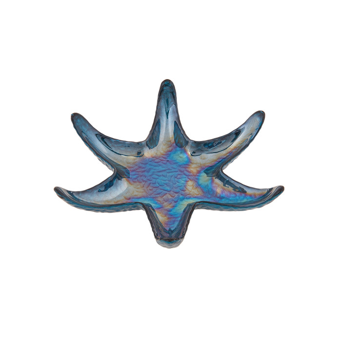 Karaca Island Starfish Mavi Tabak 18 cm