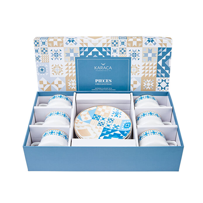 Karaca Pieces 6 Kişilik Kahve Fincanı Takımı