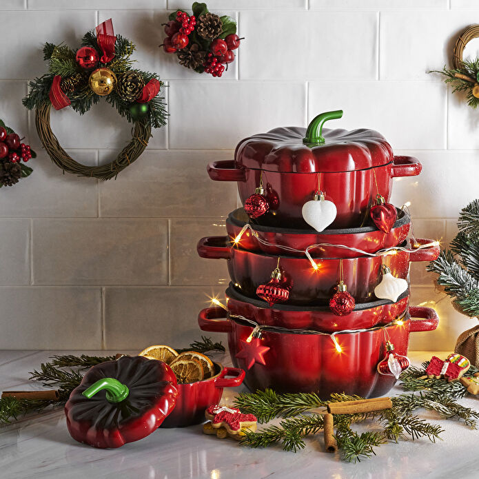 Karaca Biogranit Tomato Tencere 14 Cm Kırmızı