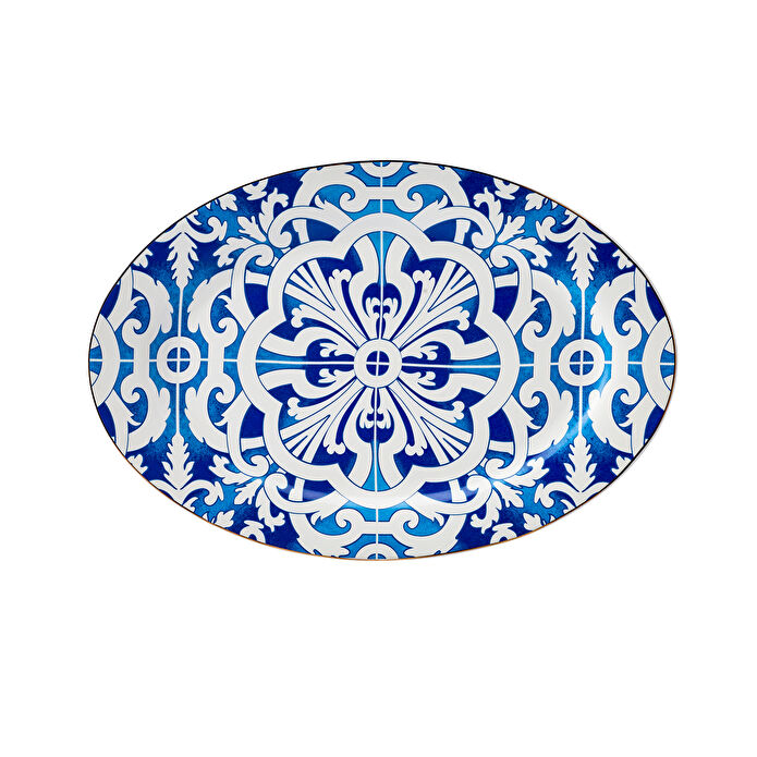 Karaca X İst Collection Harem Büyük Kayık Tabak 35 cm