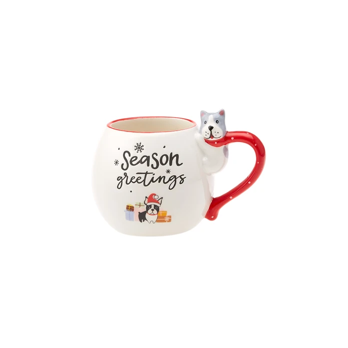 Karaca New Year Dog Mug 450 ml