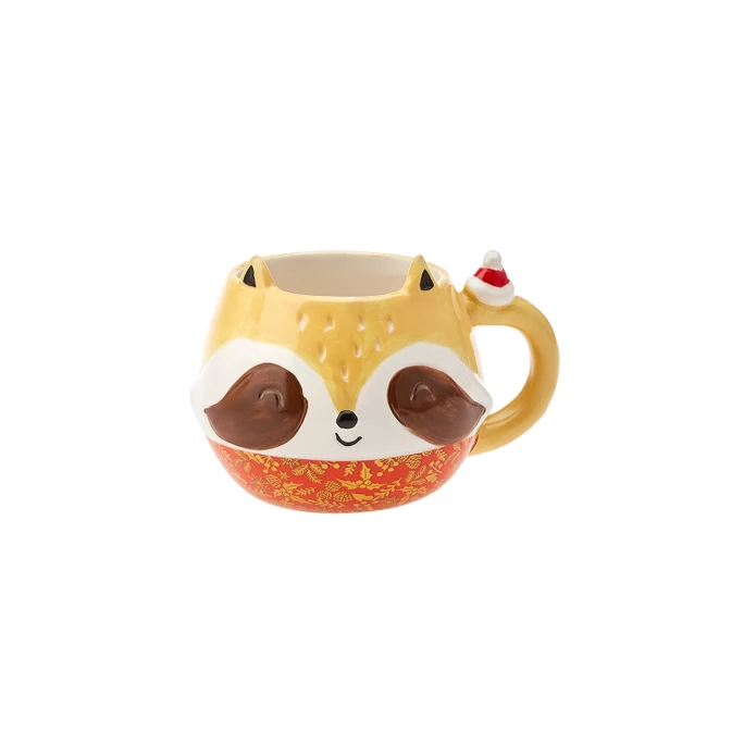 Karaca New Year Fat Raccoon Mug 380 ml
