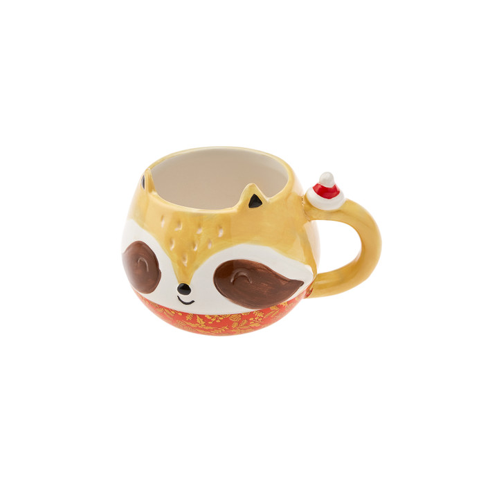 Karaca New Year Fat Raccoon Mug 380 ml
