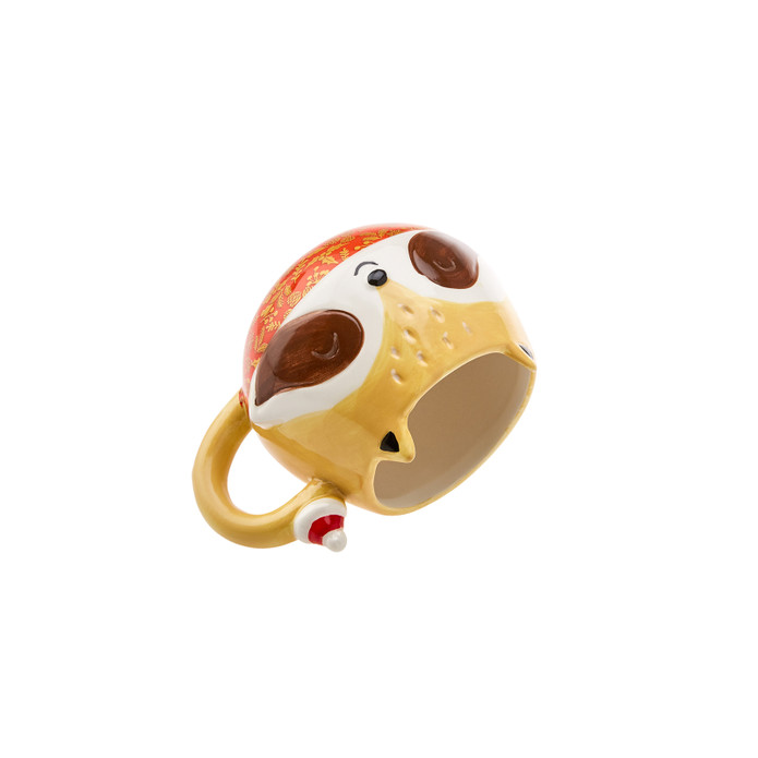 Karaca New Year Fat Raccoon Mug 380 ml