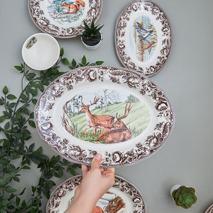 Karaca Legend Grove Kayık Tabak 36 cm