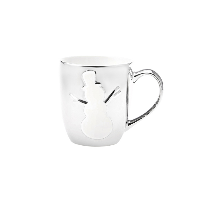 Karaca Happy New Year Silver Kar Adam Mug 415 ml