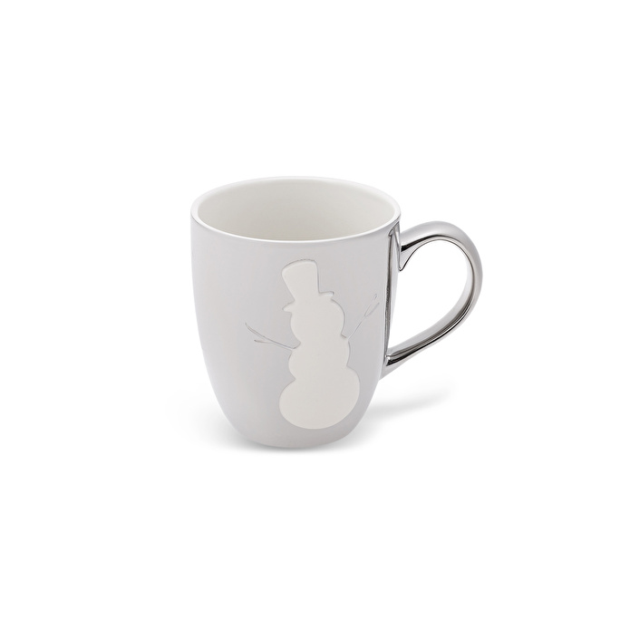 Karaca Happy New Year Silver Kar Adam Mug 415 ml