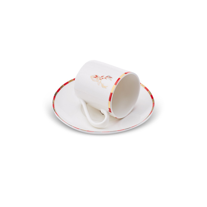 Karaca Aries Kırmızı Column Kahve Fincanı 90 ml