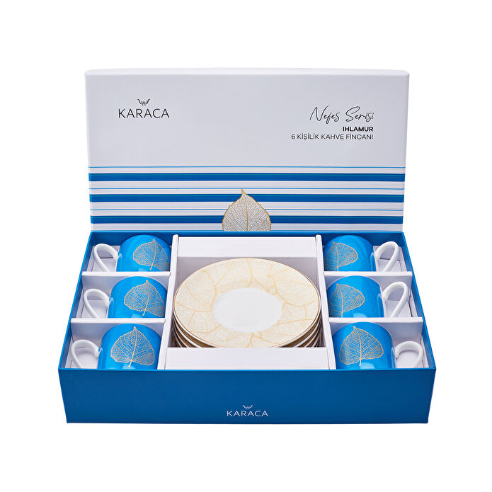 Karaca Ihlamur 6 Kişilik Kahve Fincan Takımı 90 ml