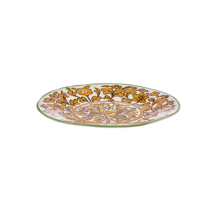 Karaca Paye Selçuklu Serisi Sarı Porselen Ekmek Tabağı 16 cm