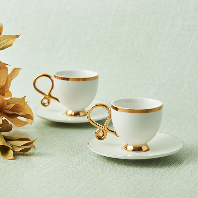 Karaca Ivy 2 Kişilik Kahve Fincanı Takımı 90 ml