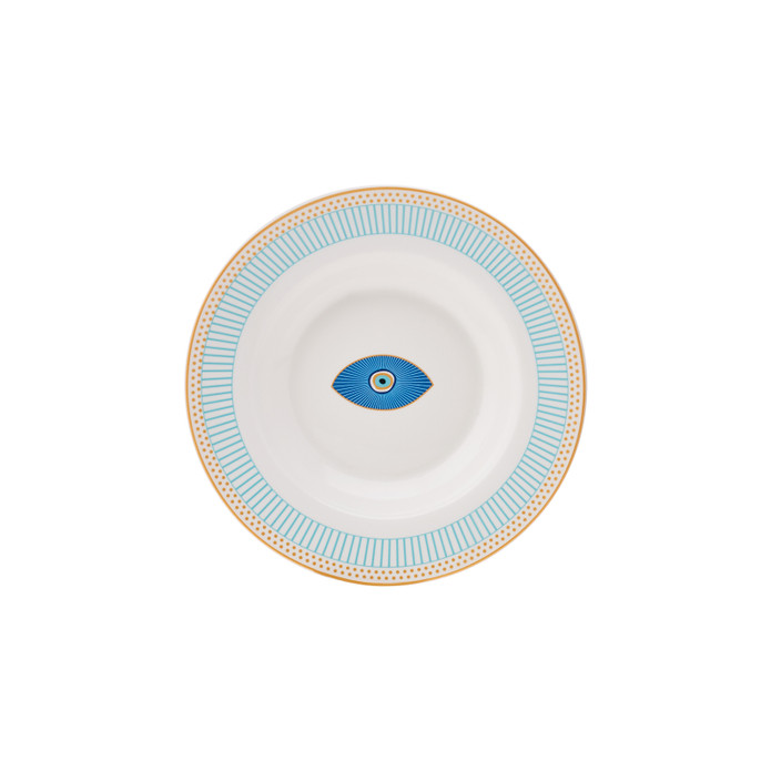 Karaca Blue Eye 24 Parça 6 Kişilik Porselen Yemek Takımı