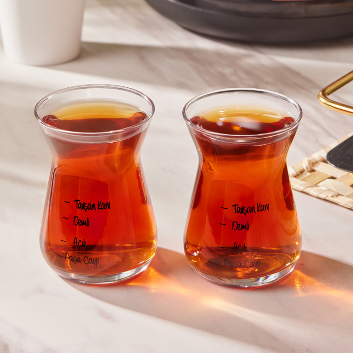 Karaca Tea Style 6lı Çay Bardağı