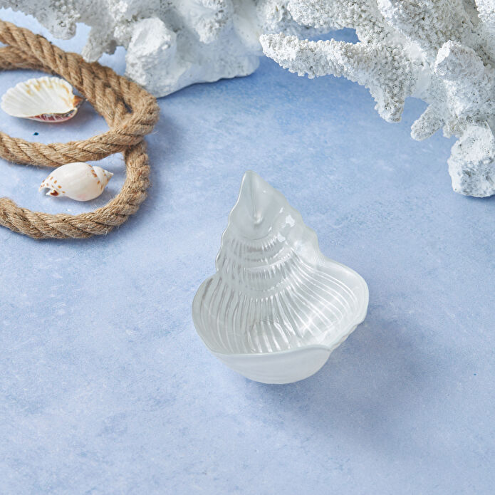 Karaca Aqua Marine Shell Beyaz Çerezlik 13 cm