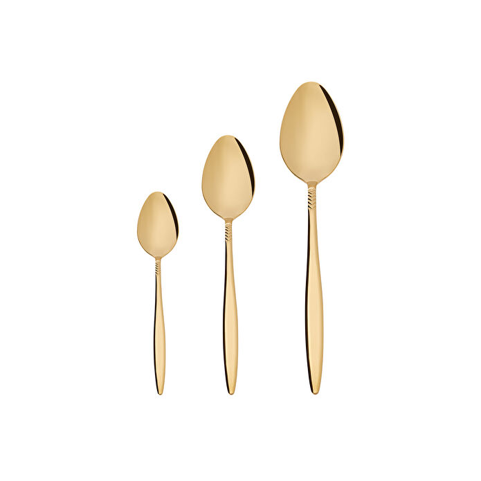 Karaca Laurel Gold 42 Parça Çatal Kaşık Bıçak Seti