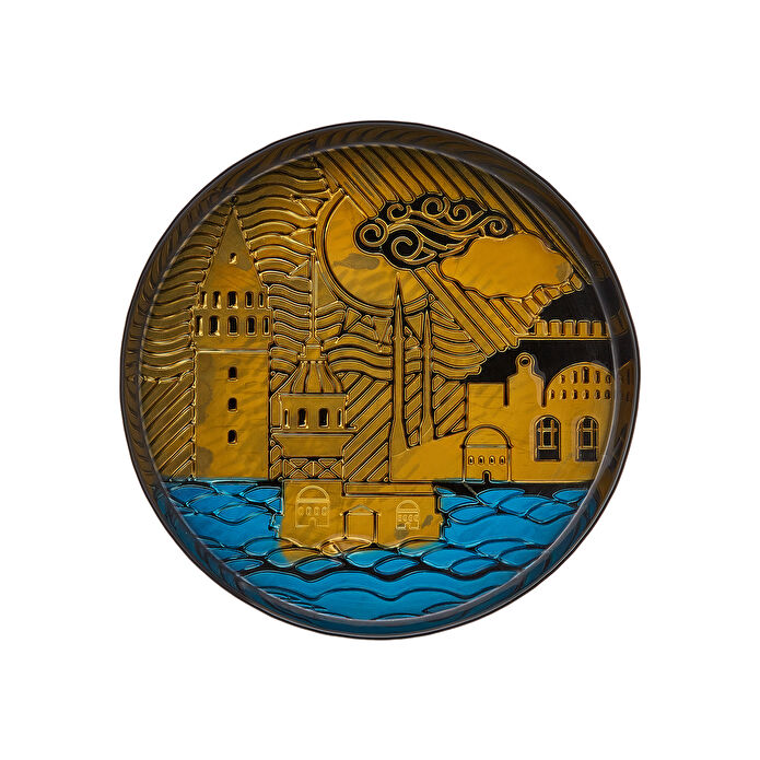 Karaca Home X İst Collection İstanbul Tepsi Siyah 33 cm