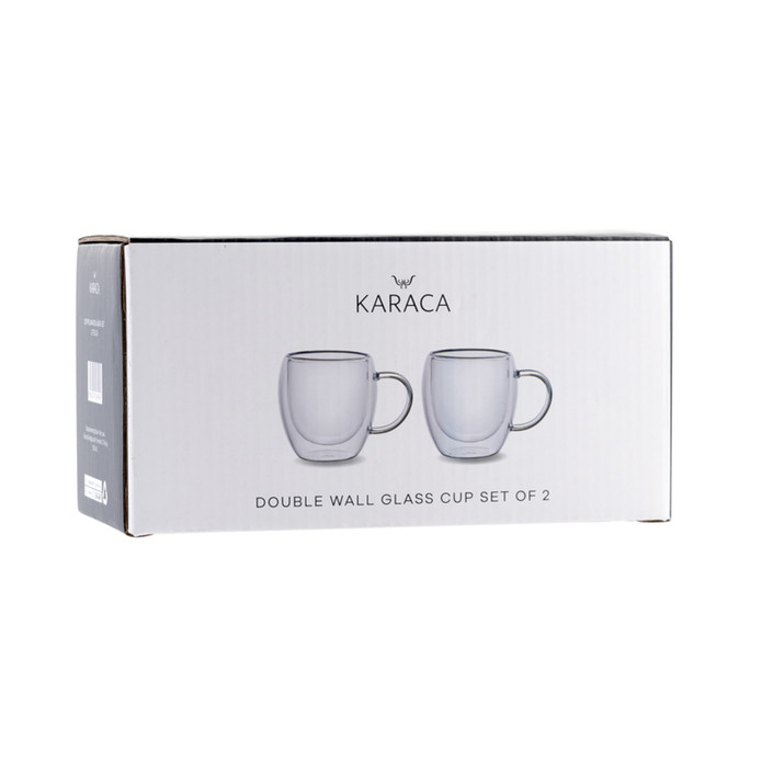 Karaca Çift Cidarlı Borosilikat 2'li Bardak Seti 150 ml