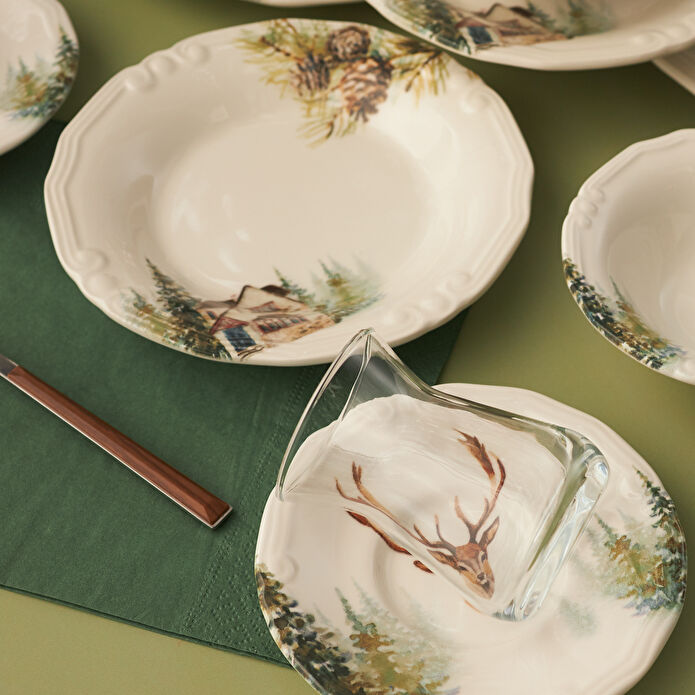 Karaca Mr. Deer 26 Parça 6 Kişilik Kahvaltı/Servis Takımı