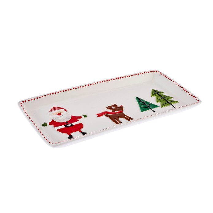 Karaca New Year Santa Sunum Tabağı 29 cm
