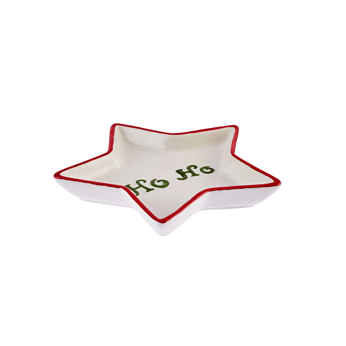 Karaca New Year Hoho Yıldız Tabak 23 cm