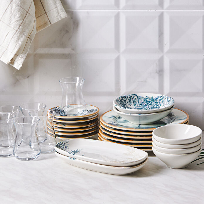 Karaca Palm 26 Parça 6 Kişilik Kahvaltı Seti