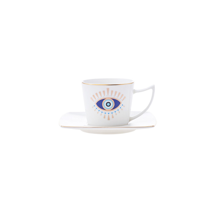 Karaca Eye 6 Kişilik Kahve Fincanı Takımı 80 ml