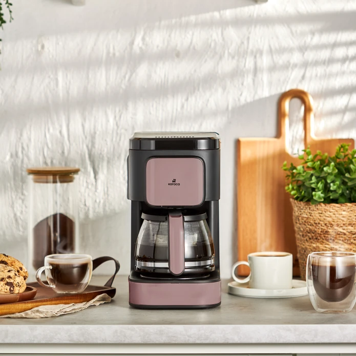 Karaca Just Coffee Aroma 2 In 1 Filtre Kahve ve Çay Demleme Makinesi Bej