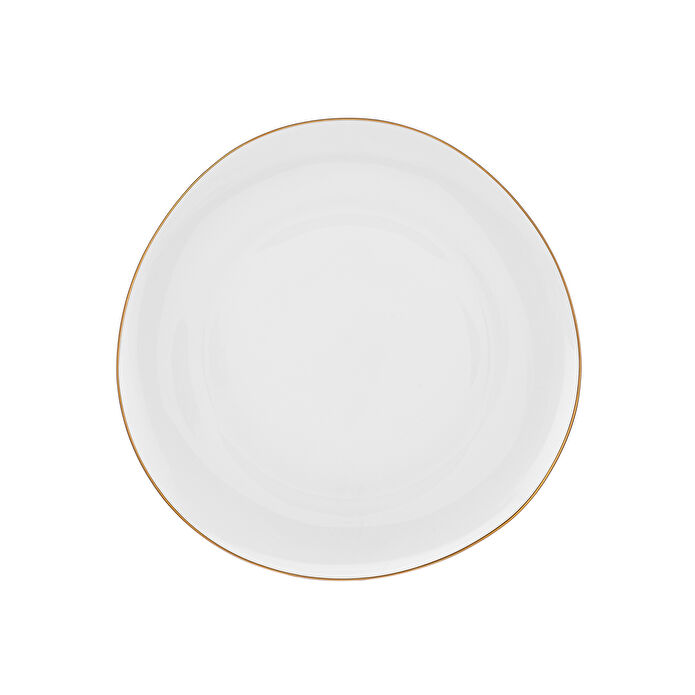 Karaca Streamline Middle Gold 24 Parça 6 Kişilik Porselen Yemek Takımı