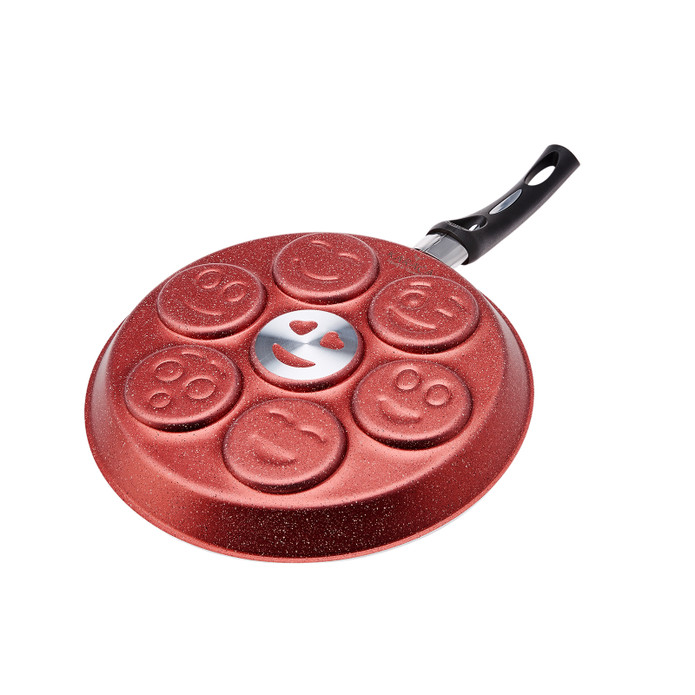 Karaca Talia Emoji Kırmızı Pancake Kalıbı