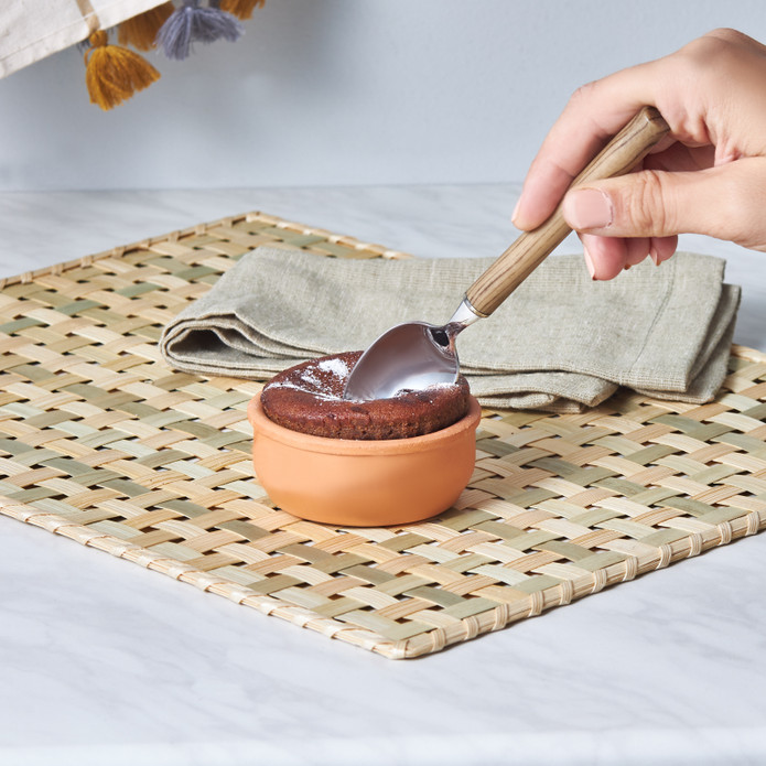 Karaca Baker Pembe Sufle/Fırın Kabı 8 cm