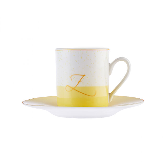 Karaca Z Harfli Tek Kişilik Porselen Kahve Fincanı 100 ml