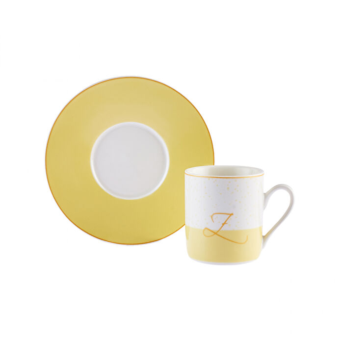 Karaca Z Harfli Tek Kişilik Porselen Kahve Fincanı 100 ml