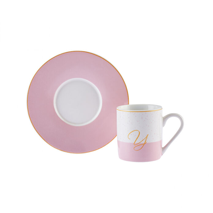 Karaca Y Harfli Tek Kişilik Porselen Kahve Fincanı 100 ml