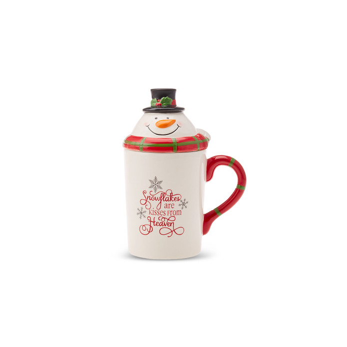 Karaca New Year Snowman Kapaklı Kupa/Mug 350 ml