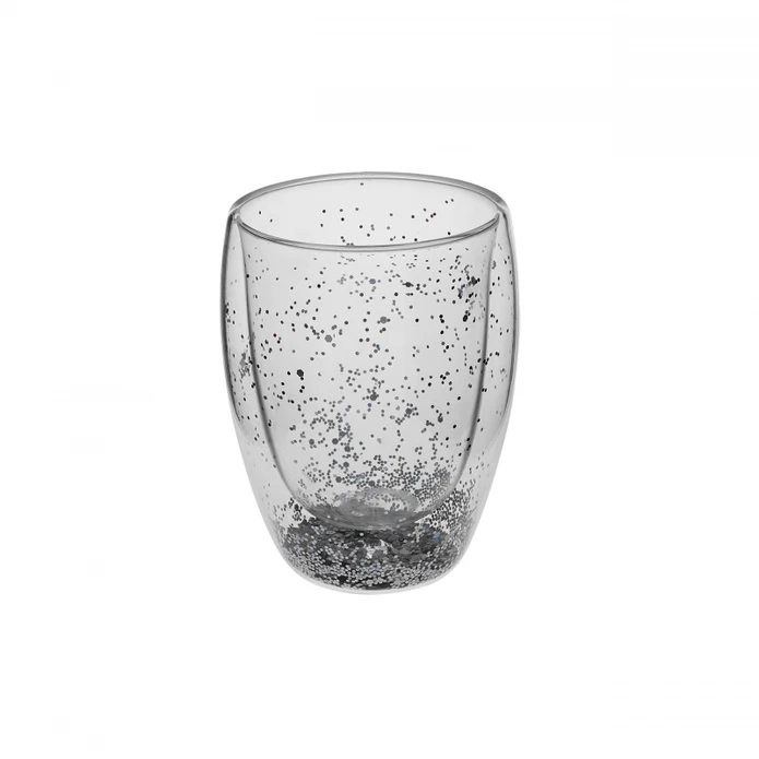 Karaca Pia Silver Glitter Su Bardağı 350 ml