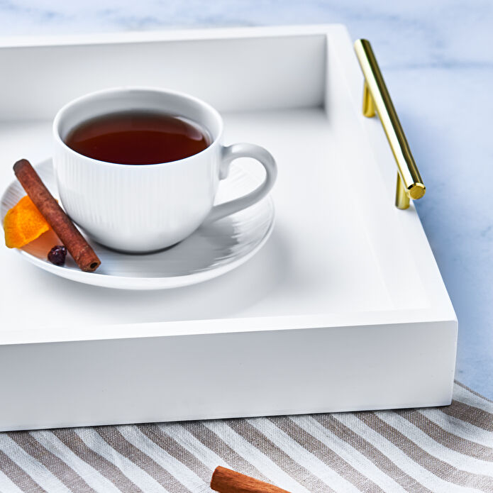 Karaca Pure White Dikdörtgen Tepsi 42 cm