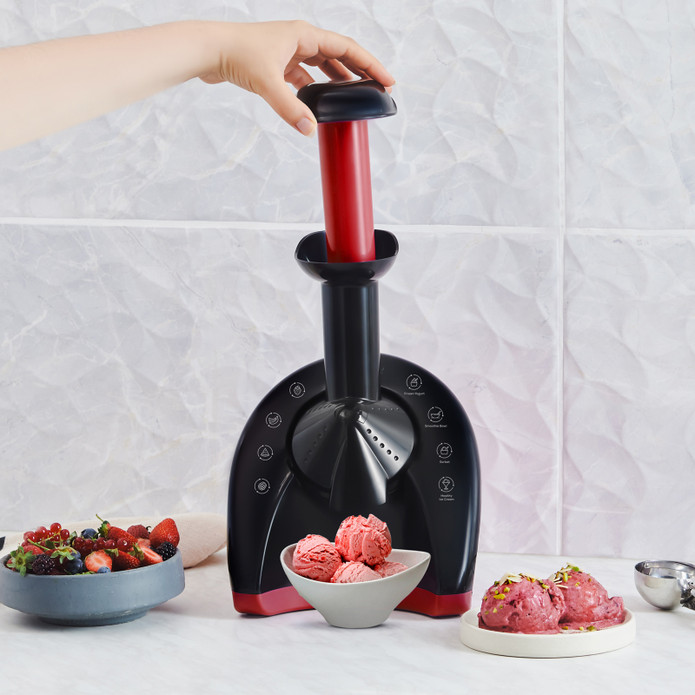 Karaca Frozen Healthy Ice Cream Machine Sağlıklı Dondurma ve Sorbe Makinesi Cranberry