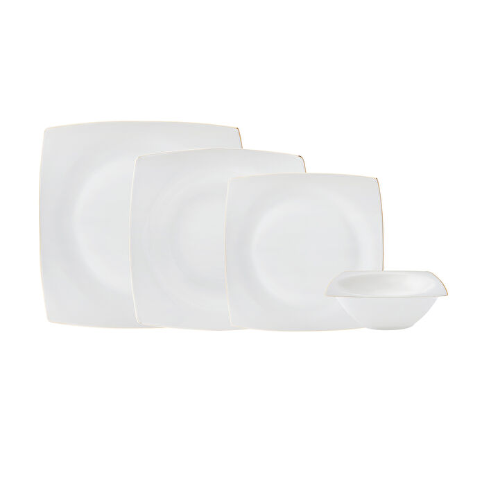 Karaca Tate Porselen 24 Parça 6 Kişilik Yemek Takımı