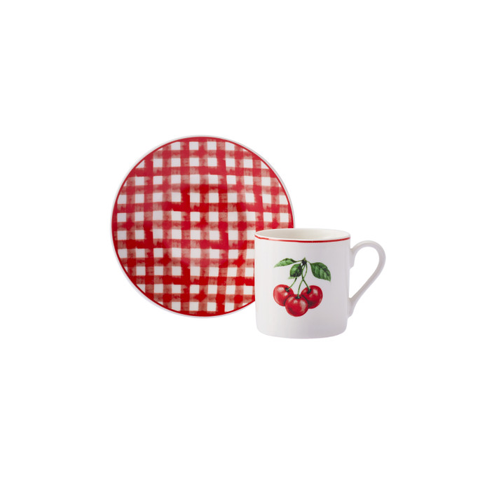 Karaca Piknik 6 Kişilik Kahve Fincan Takımı 80 ml