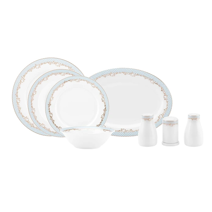 Karaca Rocco New Bone 56 Parça 12 Kişilik Yemek Takımı