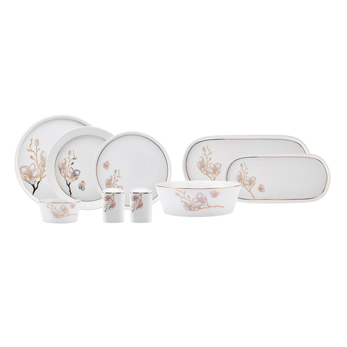Karaca Streamline Cassini 59 Parça 12 Kişilik New Bone Yemek Takımı