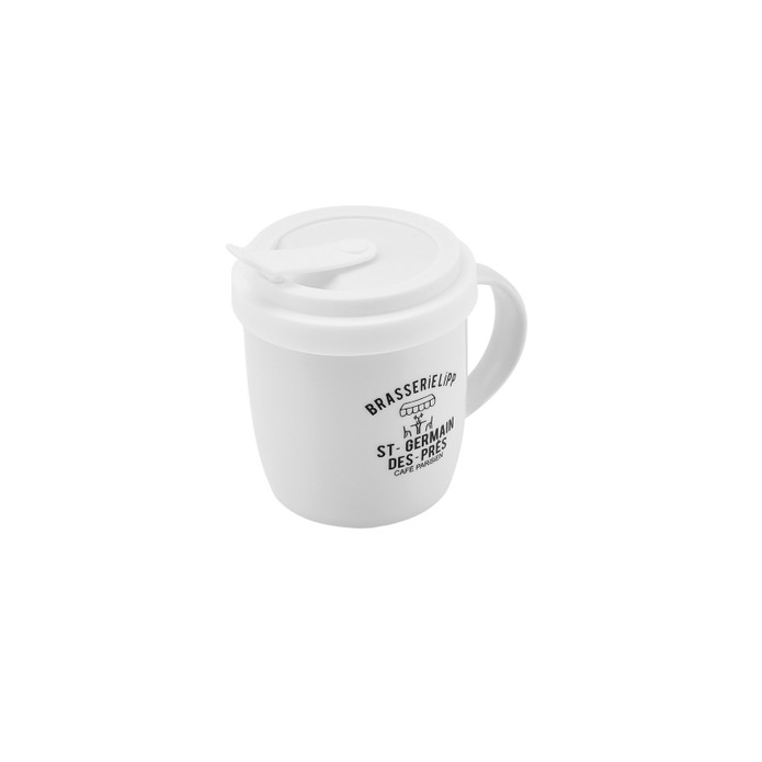 Karaca Cafe Beyaz Kapaklı Kupa 360 ml