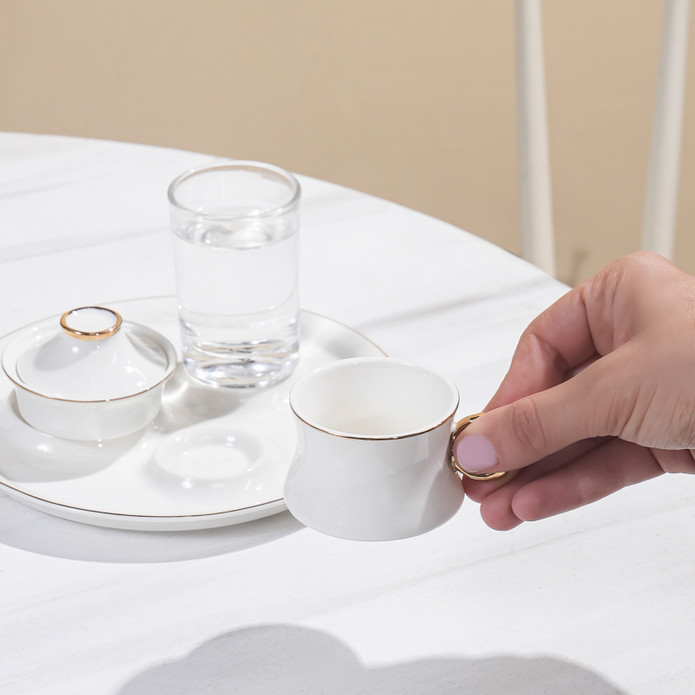 Karaca Riva Tek Kişilik Kahve Sunum Seti 80 ml