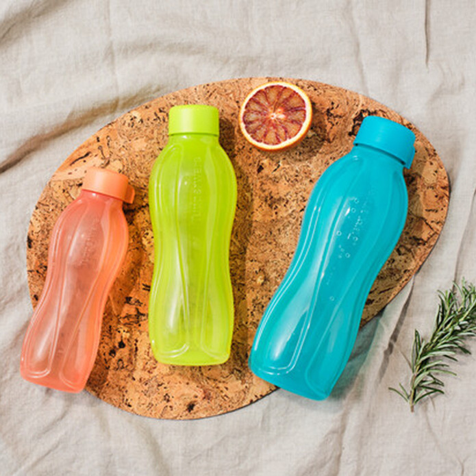 Tupperware Eco+ Şişe Kolay Kapak 1 Litre Karpuz Pembe
